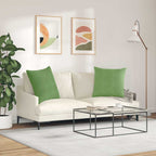 Cuscini da Divano 2 pcs Verde chiaro 80 x 80 cm