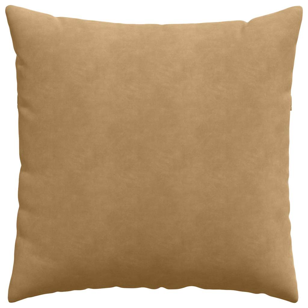 Cuscini da Divano 2 pcs Marrone 80 x 80 cm Tessuto in Cords