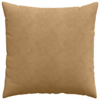 Cuscini da Divano 2 pcs Marrone 80 x 80 cm Tessuto in Cords