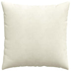 Cuscini da Divano 2 pcs Crema 80 x 80 cm Tessuto in Cords
