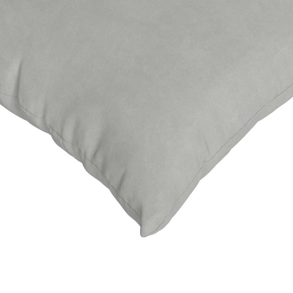 Cuscini da Divano 2 pcs Grigio chiaro 80 x 80 cm Tessuto