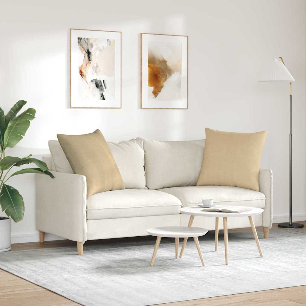 Cuscini da Divano 2 pcs Grigio Verde 80 x 80 cm