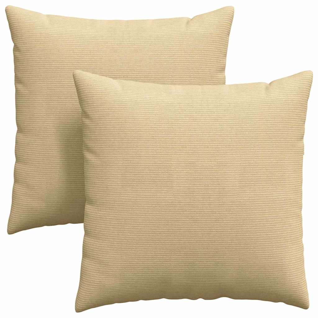 Cuscini da Divano 2 pcs Grigio Verde 80 x 80 cm