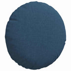 Cuscini per Seduta 2 pcs Blu Ø30 x 13 cm Tessuto