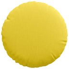 Cuscini per Seduta 2 pcs Giallo Chiaro Ø30 x 13 cm Tessuto