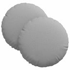 Cuscini per Seduta 2 pcs Grigio Nuvola Ø30 x 13 cm Tessuto