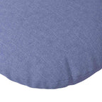Cuscini per Seduta 2 pcs Blu jeans Ø30 x 13 cm Tessuto