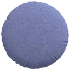 Cuscini per Seduta 2 pcs Blu jeans Ø30 x 13 cm Tessuto