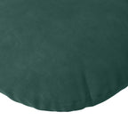 Cuscini per Seduta 2 pcs Verde Scuro Ø30 x 13 cm Velluto