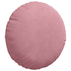 Cuscini per Seduta 2 pcs Rosa Ø30 x 13 cm Velluto