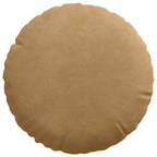 Cuscini per Seduta 2 pcs Marrone Ø30 x 13 cm Velluto