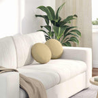 Cuscini per Seduta 2 pcs Grigio Verde Ø30 x 13 cm