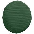 Cuscini per Seduta 2 pcs Verde Scuro Ø30 x 13 cm