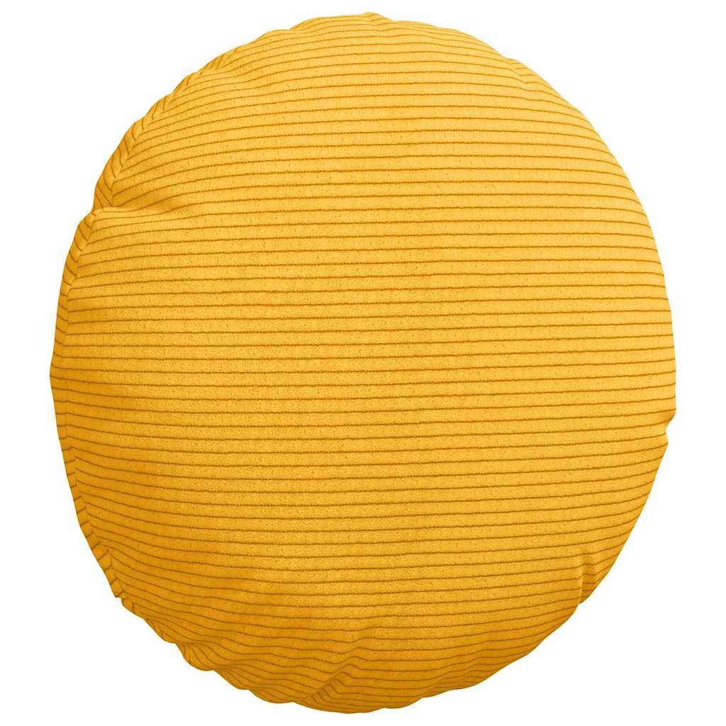 Cuscini per Seduta 2 pcs Giallo Chiaro Ø30 x 13 cm