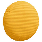 Cuscini per Seduta 2 pcs Giallo Chiaro Ø30 x 13 cm
