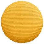 Cuscini per Seduta 2 pcs Giallo Chiaro Ø30 x 13 cm