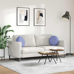Cuscini per Seduta 2 pcs Blu jeans Ø40 x 13 cm Tessuto