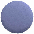Cuscini per Seduta 2 pcs Blu jeans Ø40 x 13 cm Tessuto