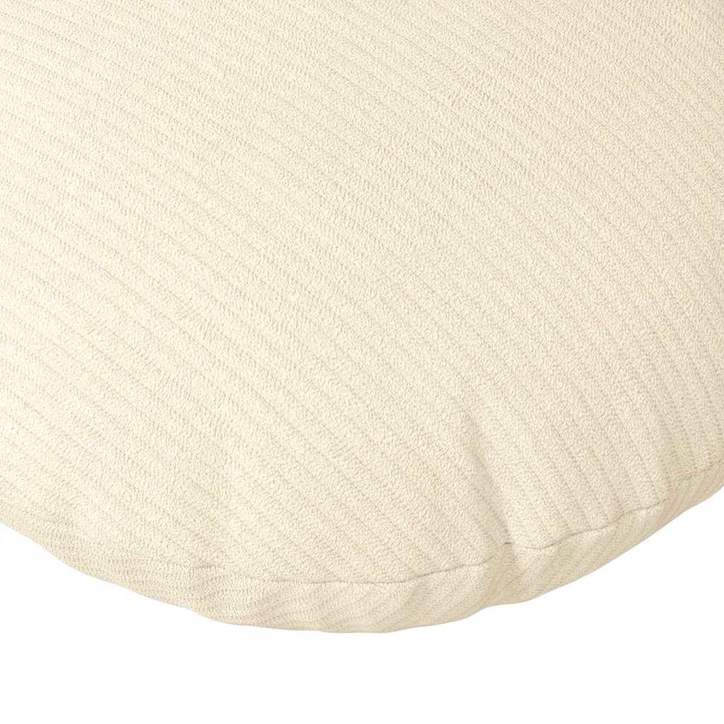 Cuscini per Seduta 2 pcs Crema Ø 40 cm Tessuto in Cords