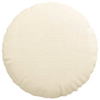 Cuscini per Seduta 2 pcs Crema Ø 40 cm Tessuto in Cords