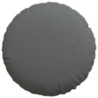 Cuscini per Seduta 2 pcs Grigio scuro Ø50 x 19 cm Tessuto
