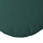 Cuscini per Seduta 2 pcs Verde Scuro Ø50 x 19 cm Tessuto