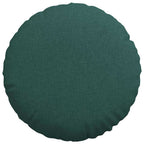 Cuscini per Seduta 2 pcs Verde Scuro Ø50 x 19 cm Tessuto