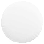 Cuscini per Seduta 2 pcs Bianco Ø50 x 19 cm Tessuto