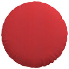 Cuscini per Seduta 2 pcs Rosso Ø50 x 19 cm Tessuto