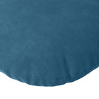 Cuscini per Seduta 2 pcs Blu Ø50 x 19 cm Velluto