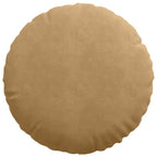 Cuscini per Seduta 2 pcs Marrone Ø50 x 19 cm Velluto