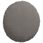 Cuscini per Seduta 2 pcs Grigio chiaro Ø50 x 19 cm