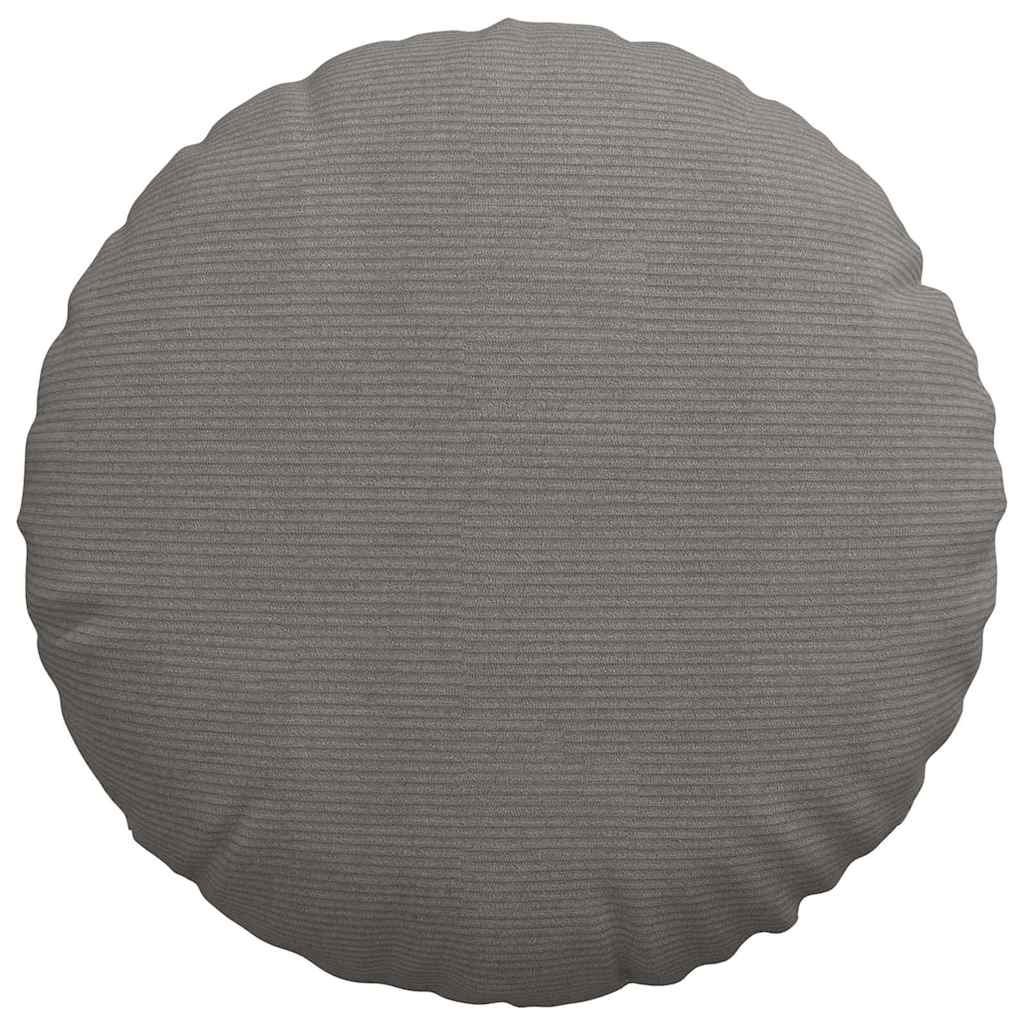 Cuscini per Seduta 2 pcs Grigio chiaro Ø50 x 19 cm