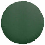 Cuscini per Seduta 2 pcs Verde Scuro Ø50 x 19 cm