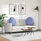 Cuscini per Seduta 2 pcs Blu jeans Ø60 x 21 cm Tessuto