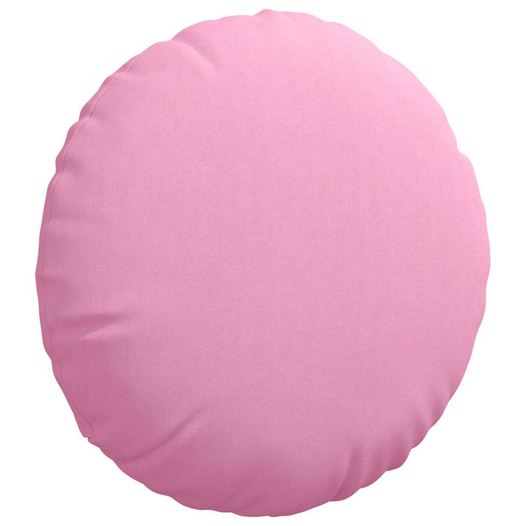 Cuscini per Seduta 2 pcs Rosa Ø60 x 21 cm Tessuto