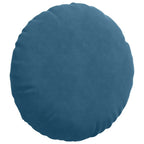 Cuscini per Seduta 2 pcs Blu Ø60 x 21 cm Velluto