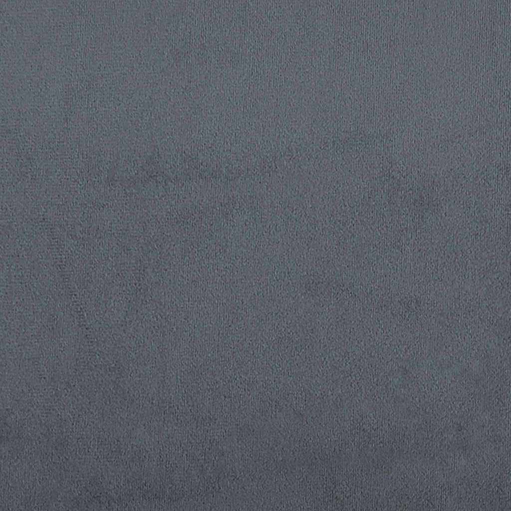 Cuscini per Seduta 2 pcs Grigio scuro Ø60 x 21 cm Velluto