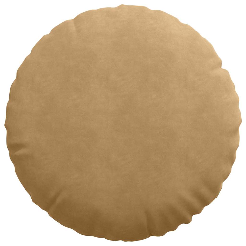 Cuscini per Seduta 2 pcs Marrone Ø60 x 21 cm Velluto