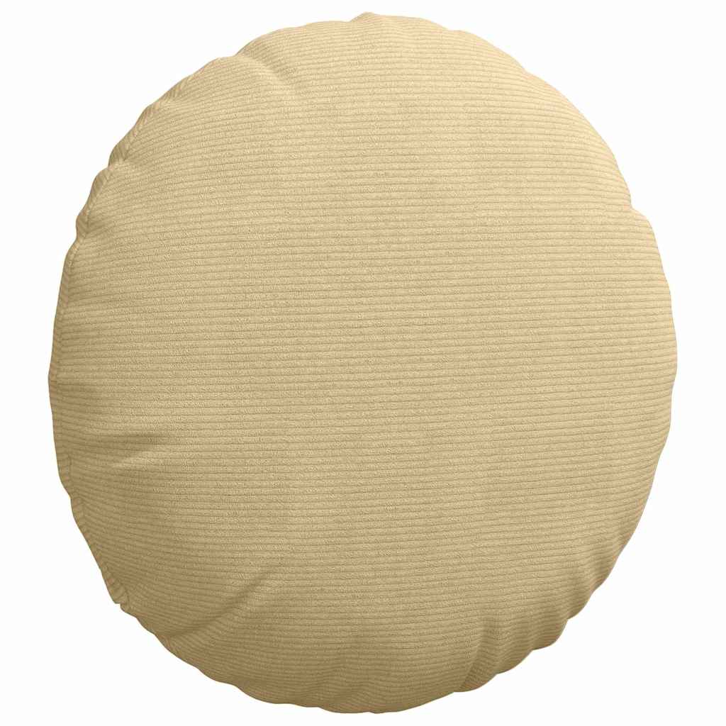 Cuscini per Seduta 2 pcs Grigio Verde Ø60 x 21 cm