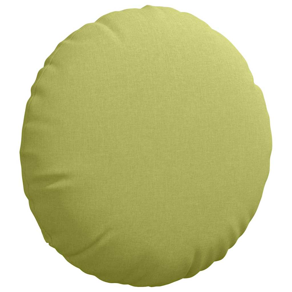 Cuscini per Seduta 2 pcs Verde chiaro Ø80 x 29 cm Tessuto