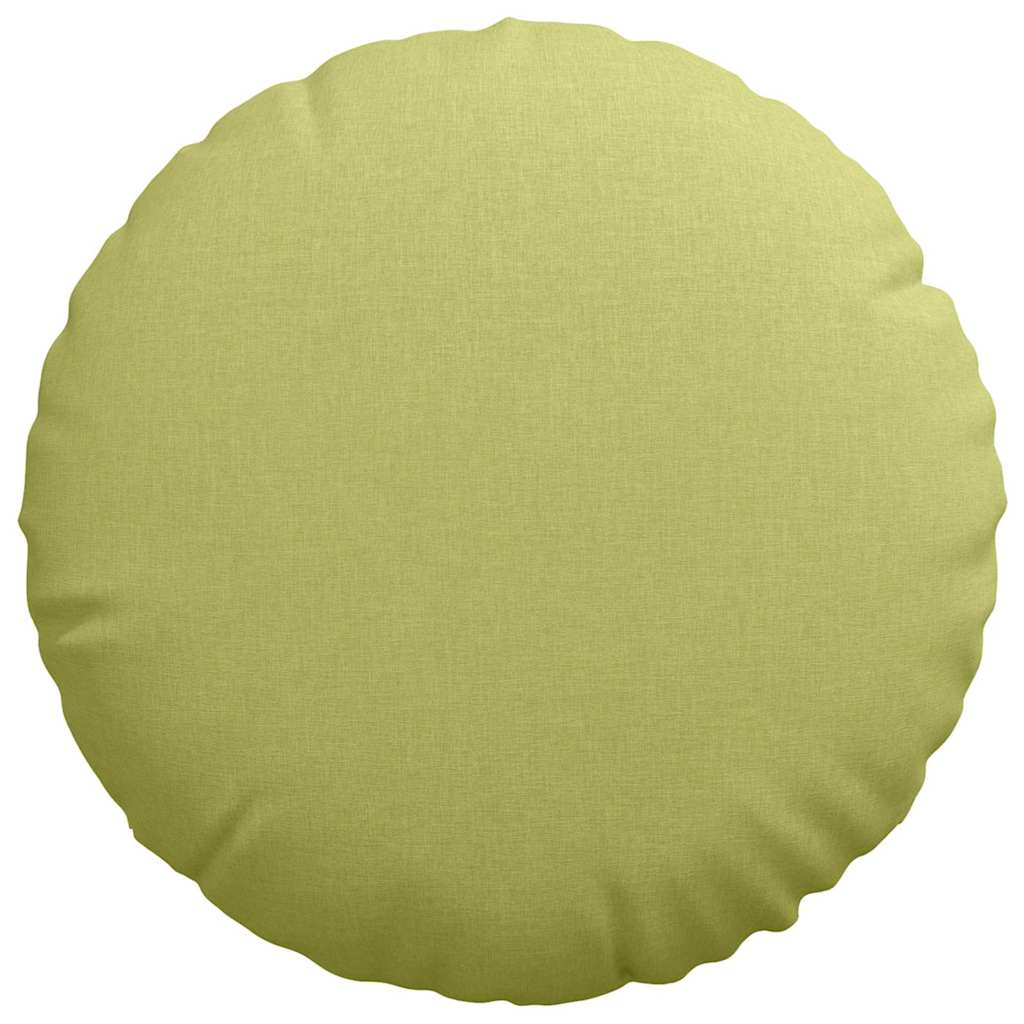 Cuscini per Seduta 2 pcs Verde chiaro Ø80 x 29 cm Tessuto