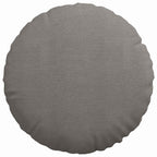 Cuscini per Seduta 2 pcs Grigio chiaro Ø 80 cm Tessuto in Cords