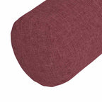 Cuscini a rullo 2 pcs Rosso Vino Ø 15 x 40 cm Tessuto
