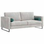 Cuscini a rullo 2 pcs Verde Scuro Ø 15 x 40 cm Tessuto