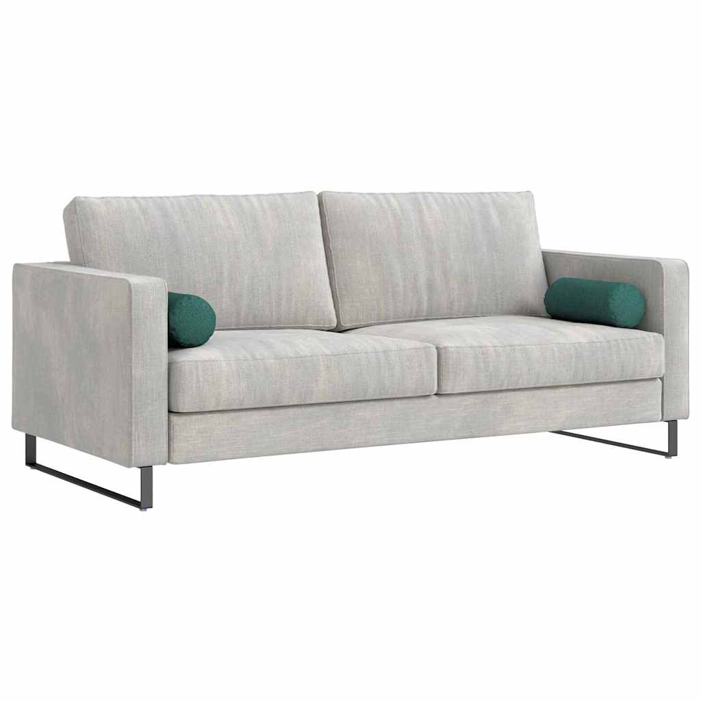 Cuscini a rullo 2 pcs Verde Scuro Ø 15 x 40 cm Tessuto