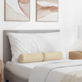 Cuscini a rullo 2 pcs Crema Ø 15 x 40 cm Tessuto