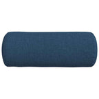 Cuscini a rullo 2 pcs Blu Ø 15 x 40 cm Tessuto