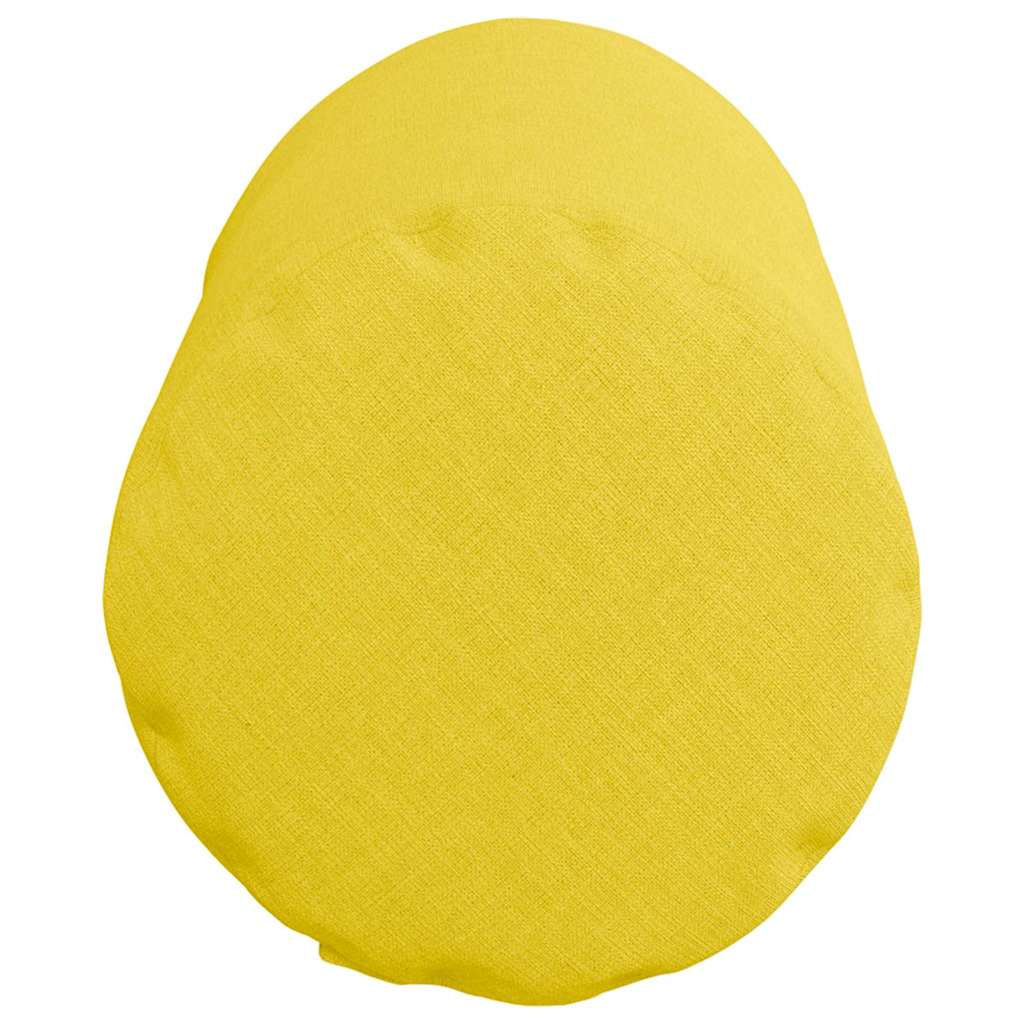 Cuscini a rullo 2 pcs Giallo Chiaro Ø 15 x 40 cm Tessuto