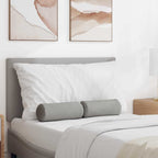 Cuscini a rullo 2 pcs Grigio Nuvola Ø 15 x 40 cm Tessuto